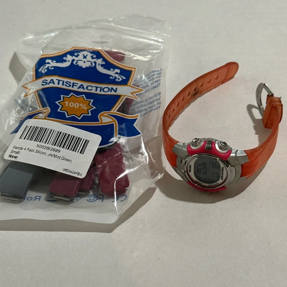Marathon Watch  Excellent comes with extra wrist bands